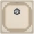 GRANFEST Мойка UNIQUE 500  1-чаша 500*500мм бежевый арт.GF-