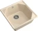 GRANFEST Мойка UNIQUE 500  1-чаша 500*500мм бежевый арт.GF-