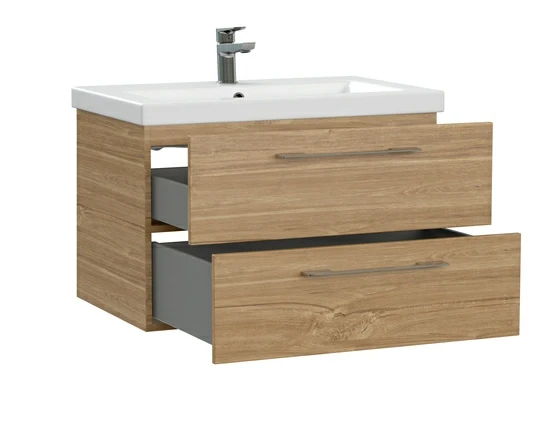 Тумба под раковину подвесная LARA 70 для COMO 70 орех Тумба под раковину подвесная LARA 70 для COMO 70 орех