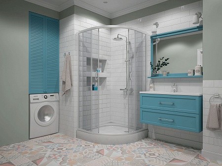 Душевой уголок Erlit ER0509-C4 (900*900*1950)