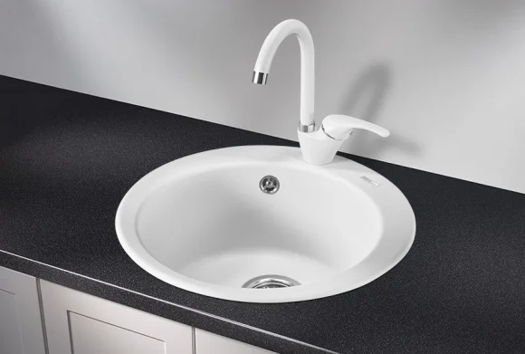 4801, АРКТИК (БЕЛЫЙ), кухонная мойка, кварц