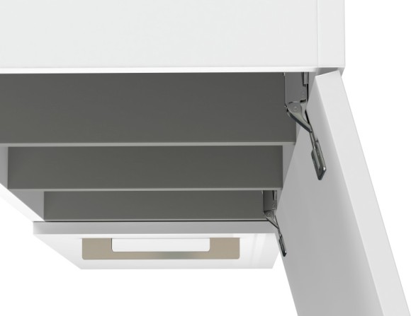 Пенал подвесной LARA 30 универсальный белый