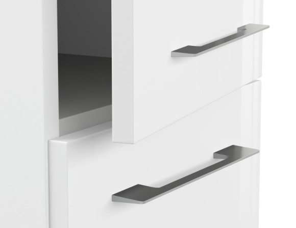 Пенал подвесной LARA 30 универсальный белый