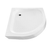 Поддон полукруглый S-715 80*80*15 (каркас, ножки) без сифона Поддон полукруглый S-715 80*80*15 (каркас, ножки) без сифона