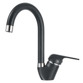 1024, ШВАРЦ (чёрный металлик), СМЕСИТЕЛЬ КУХОННЫЙ 1024, ШВАРЦ (чёрный металлик), СМЕСИТЕЛЬ КУХОННЫЙ