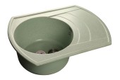 GRANFEST Мойка RONDO 650L  1-чаша+крыло 650*500мм салатовый арт.GF- GRANFEST Мойка RONDO 650L  1-чаша+крыло 650*500мм салатовый арт.GF-