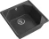 GRANFEST Мойка UNIQUE 500  1-чаша 500*500мм графит арт.GF-