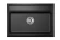 KS-7301, ШВАРЦ (чёрный металлик), кухонная мойка, кварц