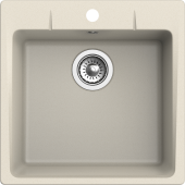 EWIGSTEIN Мойка GERD 50  1-чаша 510*510мм бежевый арт.EW-