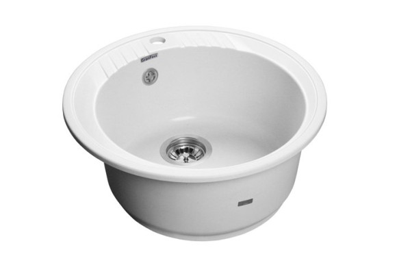 GRANFEST Мойка RONDO 520  1-чаша D-520мм иней арт.GF-