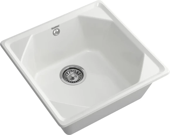 GRANFEST Мойка UNIQUE 500  1-чаша 500*500мм иней арт.GF-