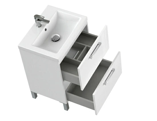 Тумба под раковину напольная MELAR 60 для COMO 60 белый Тумба под раковину напольная MELAR 60 для COMO 60 белый