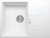 Кухонная мойка TOLERO Loft TL-650 (№923 (Белый))