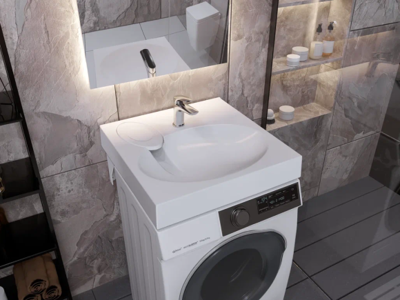 Раковина над стиральной машиной Paola Liguria 600