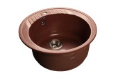 GRANFEST Мойка RONDO 520  1-чаша D-520мм красный марс арт.GF- GRANFEST Мойка RONDO 520  1-чаша D-520мм красный марс арт.GF-