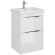 Тумба PRIME, 60 см, подвесная/напольная, 2 ящика, белый глянец