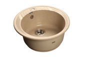 GRANFEST Мойка RONDO 520  1-чаша D-520мм песочный арт.GF- GRANFEST Мойка RONDO 520  1-чаша D-520мм песочный арт.GF-
