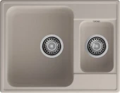 GRANFEST Мойка QUARZ 09  1,5-чаши 620*480мм песочный арт.GF-Z- GRANFEST Мойка QUARZ 09  1,5-чаши 620*480мм песочный арт.GF-Z-