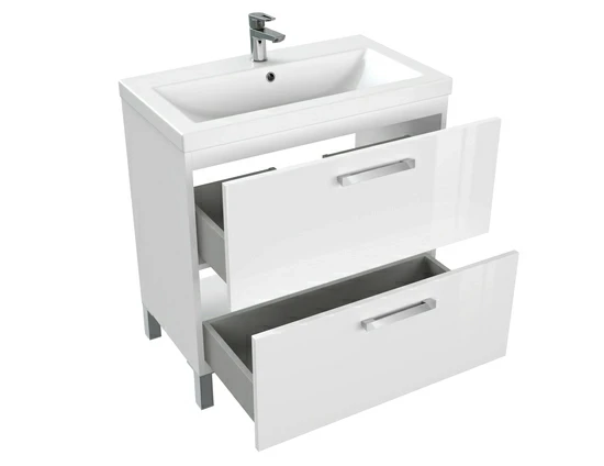 Тумба под раковину напольная MELAR 80 для COMO 80 белый Тумба под раковину напольная MELAR 80 для COMO 80 белый