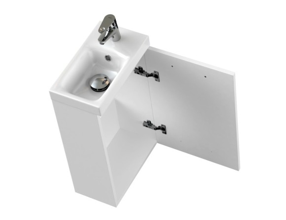 Тумба под раковину подвесная LARA 40 для COMO 40 белый