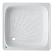 Поддон "Laguna" 900*900*130 стальной квадрат белый Поддон "Laguna" 900*900*130 стальной квадрат белый