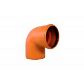 Колено Orange 110х87 из ПВХ HAKAN Колено Orange 110х87 из ПВХ HAKAN