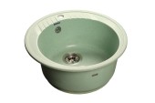 GRANFEST Мойка RONDO 520  1-чаша D-520мм салатовый арт.GF- GRANFEST Мойка RONDO 520  1-чаша D-520мм салатовый арт.GF-