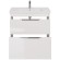 Тумба PRIME, 90 см, подвесная/напольная, 2 ящика, белый глянец