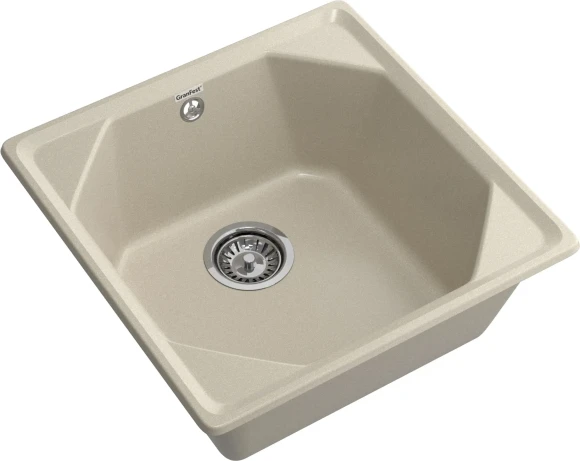 GRANFEST Мойка UNIQUE 500  1-чаша 500*500мм топаз арт.GF-
