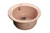 GRANFEST Мойка RONDO 520  1-чаша D-520мм светло-розовый арт.GF- GRANFEST Мойка RONDO 520  1-чаша D-520мм светло-розовый арт.GF-