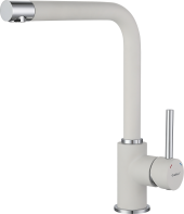 GRANFEST Смеситель для кухни Г-обр. D-35мм иней арт.