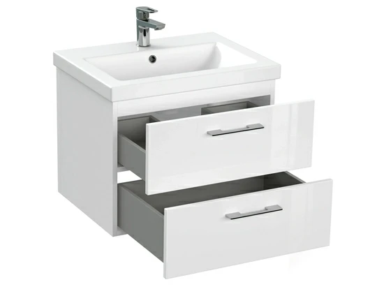 Тумба под раковину подвесная LARA 60 для COMO 60 белый Тумба под раковину подвесная LARA 60 для COMO 60 белый