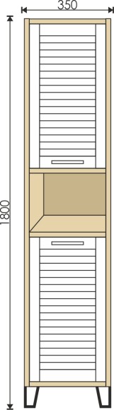 35 Пенал-шкаф "Olsen 35"