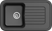 EWIGSTEIN Мойка ANTIK 60F  1-чаша+крыло 860*510мм черный арт.EW- EWIGSTEIN Мойка ANTIK 60F  1-чаша+крыло 860*510мм черный арт.EW-