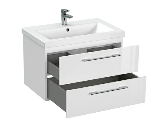 Тумба под раковину подвесная LARA 70 для COMO 70 белый Тумба под раковину подвесная LARA 70 для COMO 70 белый