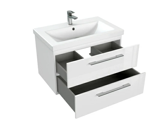 Тумба под раковину подвесная LARA 70 для COMO 70 белый Тумба под раковину подвесная LARA 70 для COMO 70 белый