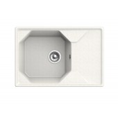 GRANFEST Мойка UNIQUE 740L  1-чаша+крыло 740*500мм белый арт.GF- GRANFEST Мойка UNIQUE 740L  1-чаша+крыло 740*500мм белый арт.GF-