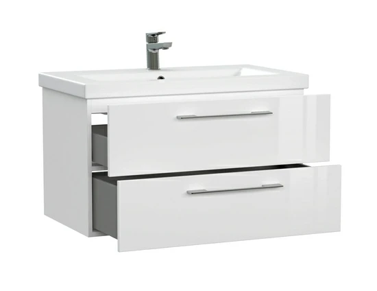 Тумба под раковину подвесная LARA 80 для COMO 80 белый Тумба под раковину подвесная LARA 80 для COMO 80 белый