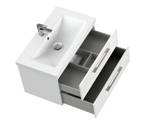 Тумба под раковину подвесная LARA 80 для COMO 80 белый Тумба под раковину подвесная LARA 80 для COMO 80 белый