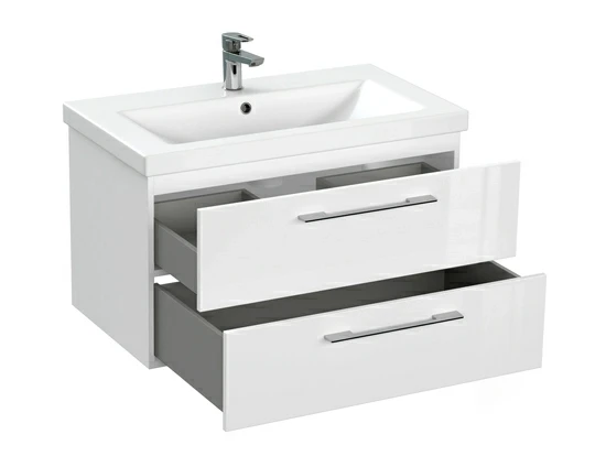 Тумба под раковину подвесная LARA 80 для COMO 80 белый Тумба под раковину подвесная LARA 80 для COMO 80 белый