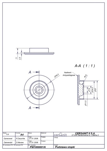 Ножки для ванн Cersanit тип 06