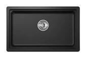 KS-7303U, ЧЁРНЫЙ  кухонная мойка, кварц KS-7303U, ЧЁРНЫЙ  кухонная мойка, кварц