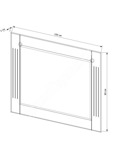 100 Зеркало "Bellucci 100" 100 Зеркало "Bellucci 100"