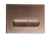 Кнопка смыва EvaGold 04, пластик овал бронза для инсталляции EvaGold 400 и EvaGold 500 