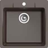 EWIGSTEIN Мойка GERD 50  1-чаша 510*510мм шоколад арт.EW-
