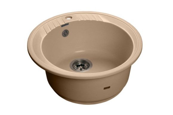 GRANFEST Мойка RONDO 520  1-чаша D-520мм топаз арт.GF-