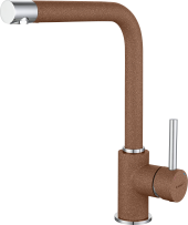 GRANFEST Смеситель для кухни Г-обр. D-35мм терракот арт.