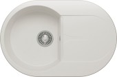 Кухонная мойка Polygran ATOL-760 №36 Белый Хлопок Кухонная мойка Polygran ATOL-760 №36 Белый Хлопок