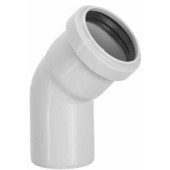 Колено Silenta 110х45 из ПВХ HAKAN Колено Silenta 110х45 из ПВХ HAKAN