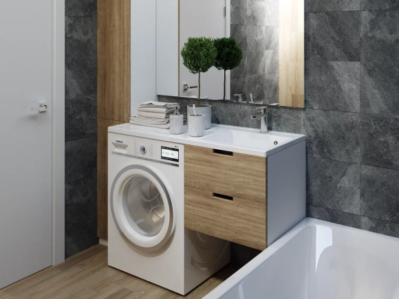 Раковина над стиральной машиной Paola Magenta 1100 R (правая чаша)